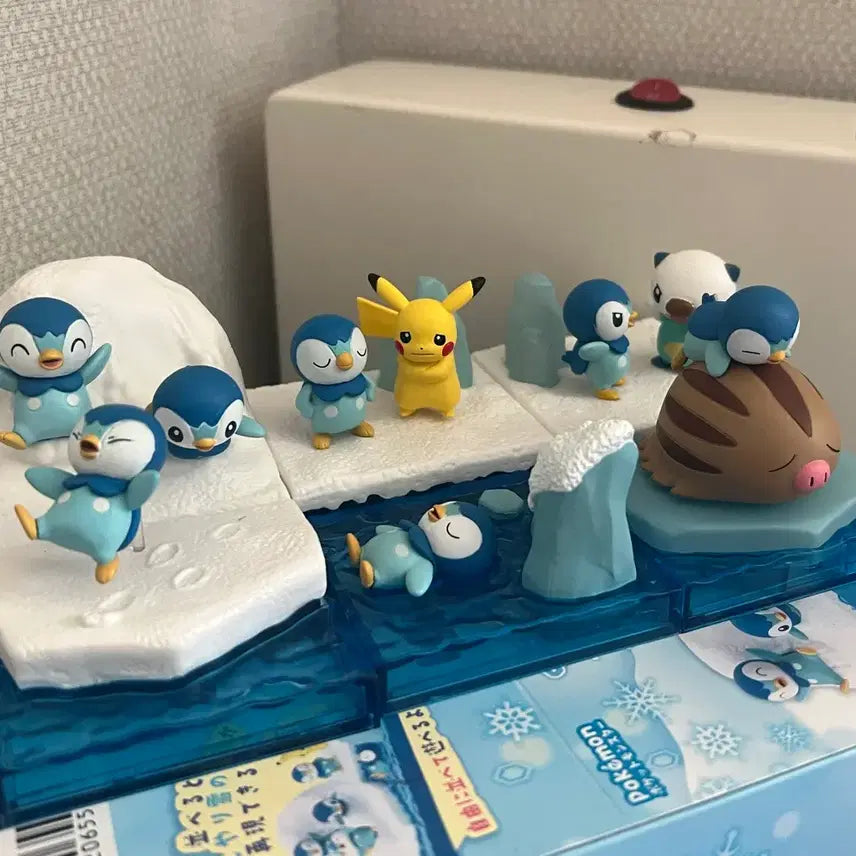 [BUNJANG] Re-Ment Pokemon "Cool Pinguin Collection" 6종 Full Set (Unsealed) / [단순개봉] 시원한 팽도리 컬렉션 6종 풀세트