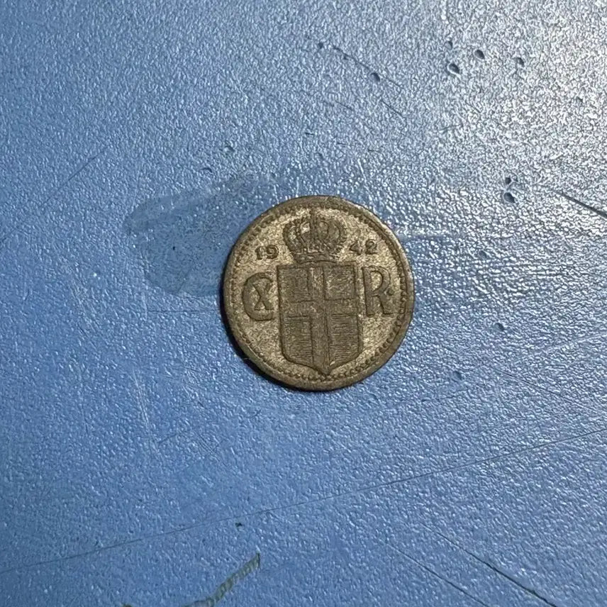 [BUNJANG] 1942 Iceland 10 Aurar Coin / 1942년 발행 10 aurar 아이슬랜드