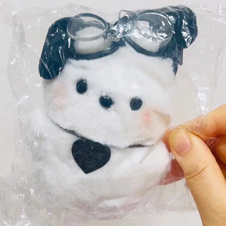 [BUNJANG] Pochacco Doll Keychain with Glasses / 안경쓴 포차코 인형키링