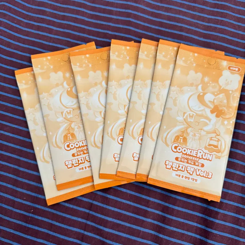 [BUNJANG] Cookie Run Brave Challenge Pack Vol. 3 Bundle Set / 쿠키런브레이버스 챌린지 팩 Vol.3 7장 일괄