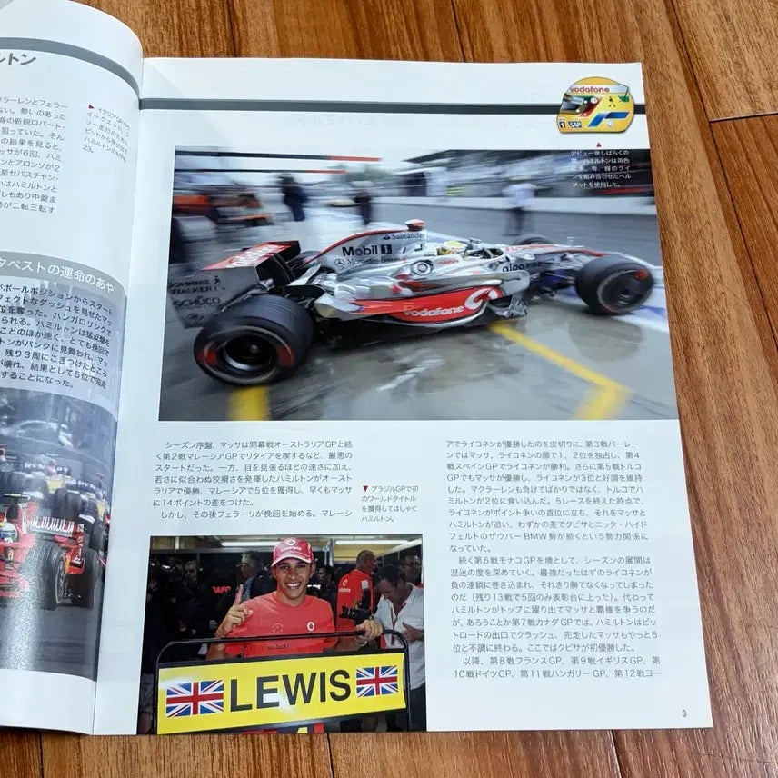 [BUNJANG] McLaren MP4-23 Lewis Hamilton 2008 F1 Machine Japanese Magazine / F1 머신 일본잡지 맥라렌 MP4-23 루이스 해밀턴 2008