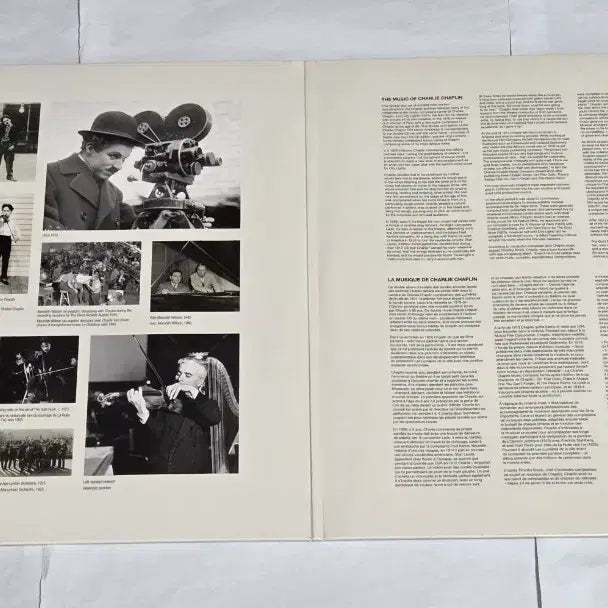 [BUNJANG] Charlie Chaplin Film Music Anthology 180g 2LP Vinyl Record / [LP] 수입. 찰리 채플린 영화 음악집 180g 2LP