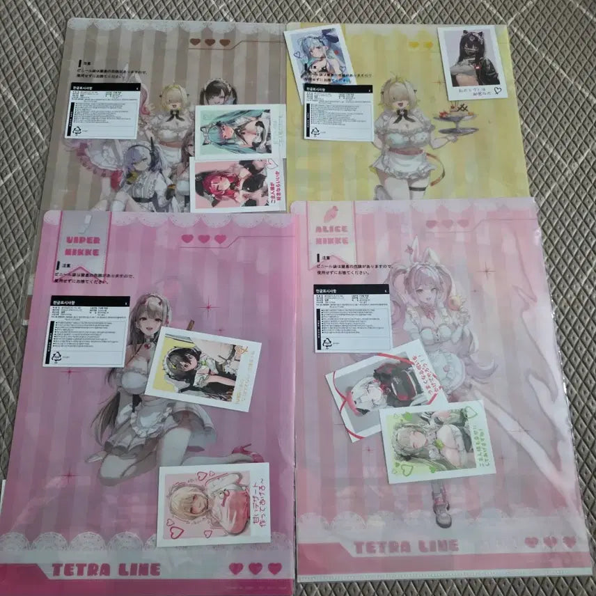 [BUNJANG] Taito Victory Goddess: NIKKE Ichiban Kuji Chapter 7 Prize K File + Card Bundle Set (Sealed) / 미개봉) 제일복권 승리의 여신 니케 챕터7 쿠지 K상 파일+카드 일괄