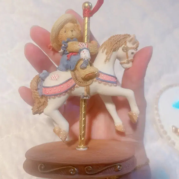 [BUNJANG] Cherished Carousel Horse Figurine / 체리쉬드 목마 피겨린