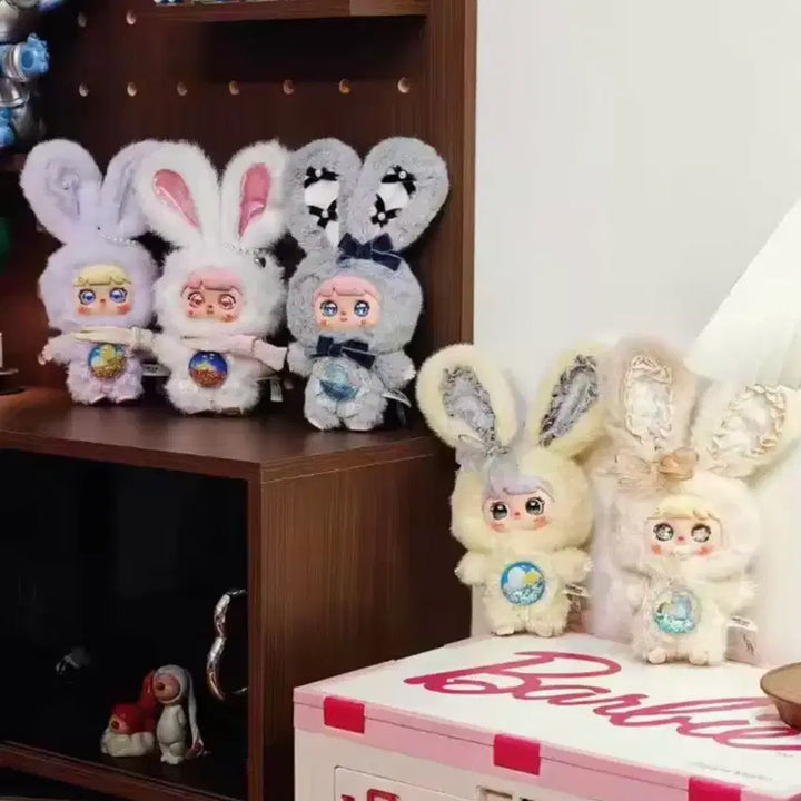 [BUNJANG] Mochichi Water Bear Sugar Heart Bunny 6-Type Full Box (Sealed) + Pink Rabbit / 모치치 물배 슈가 하트 버니 6종 풀박 (미개봉) + 핑크토끼