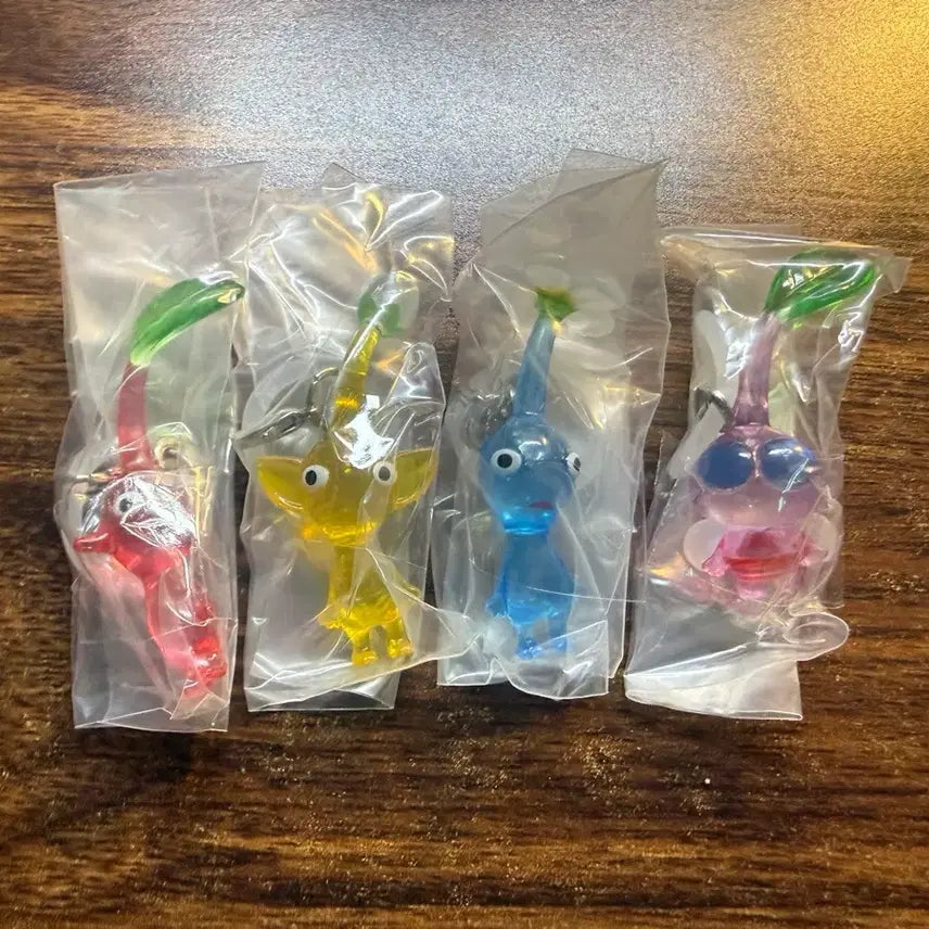 [BUNJANG] Pikmin 4-Piece Bundle Set / 피크민 메지루시 4종 일괄 판매