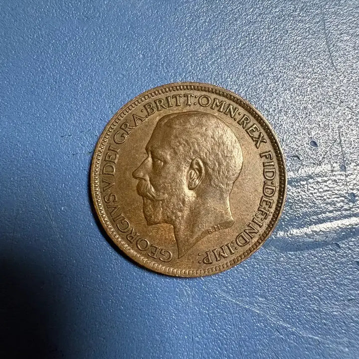 [BUNJANG] Unused George V 1920 1 Farthing Coin / 미사용 영국 조지 5세 1 파딩