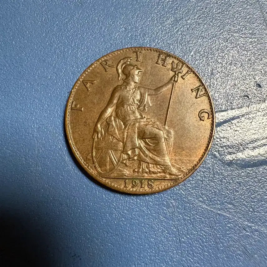 [BUNJANG] Unused George V 1920 1 Farthing Coin / 미사용 영국 조지 5세 1 파딩