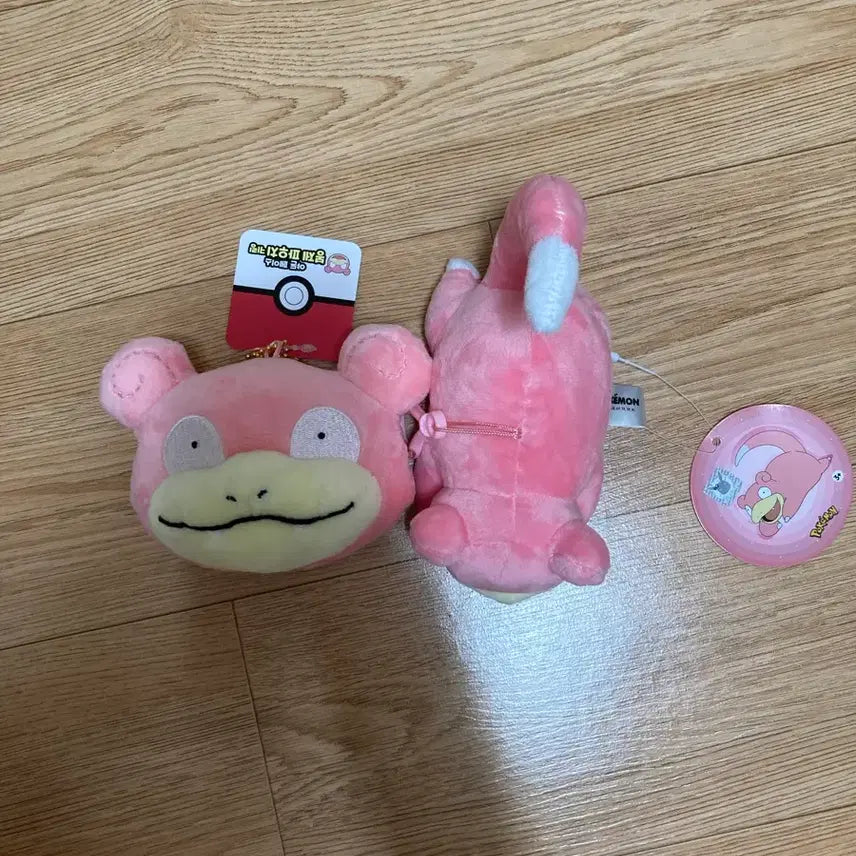 [BUNJANG] Pokemon Slowpoke Plush Pouch Keychain Bundle Set / (일괄)포켓몬 야돈 인형, 파우치 키링