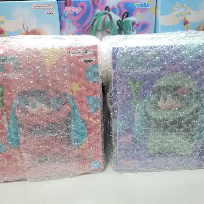 [BUNJANG] Hatsune Miku x Mobile Suit Gundam 45th Anniversary Zaku Miku Bundle Figure / 2종세트) 하츠네 미쿠 기동전사 건담 45주년 콜라보 자쿠미쿠 피규어