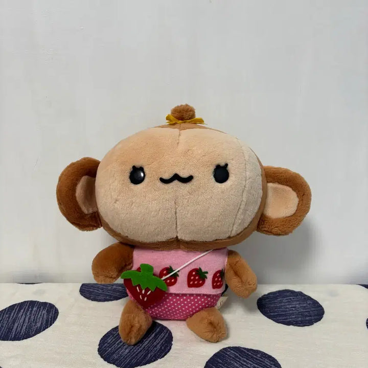 [BUNJANG] Shinada Strawberry Monkey Plush / 시나다 딸기 원숭이 인형