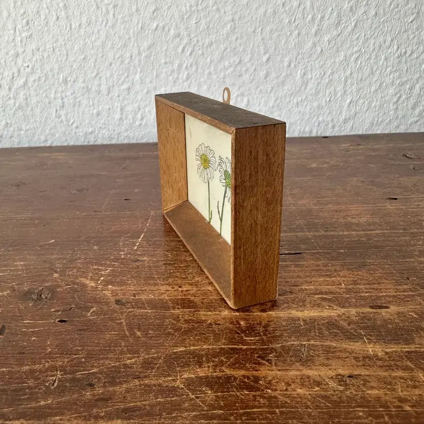 [BUNJANG] German Vintage Daisy Shadow Box Frame / 독일)빈티지 미니 데이지 액자
