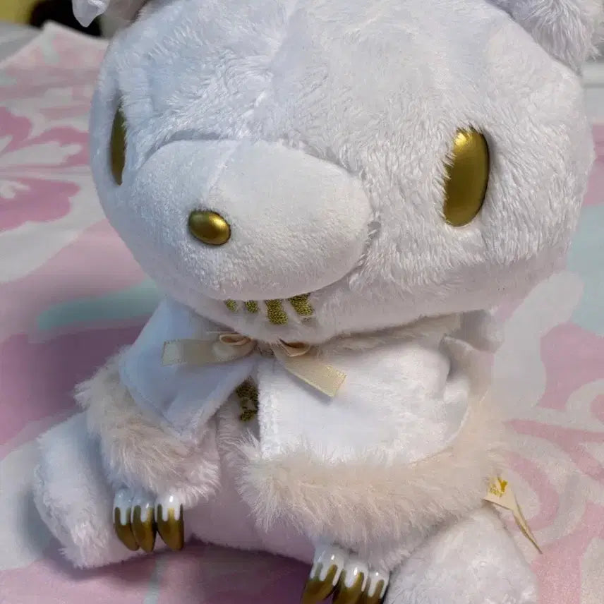 [BUNJANG] Gloomy Bear Palm Sitting Doll Ribbon Angel Version White Angel / 글루미 손바닥 앉은 인형 리본 엔젤 버전 화이트 엔젤