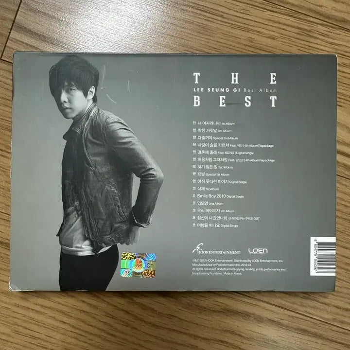 [BUNJANG] Lee Seung Gi THE BEST Signed CD / cd 이승기 THE BEST 앨범 친필 사인