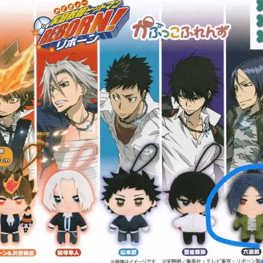 [BUNJANG] Katekyo Hitman Reborn! CapuCo Friends Mukuro Figure (Unsealed) / 가히리 카푸코 프렌즈 인형 가챠 무쿠로 미개봉