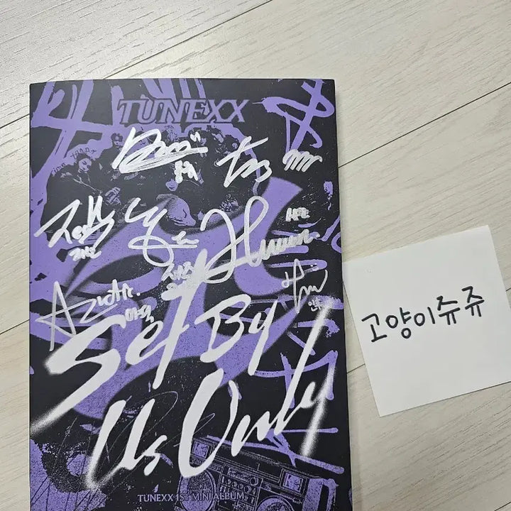 [BUNJANG] TUNEXX Debut Album Signed CD / 튜넥스 TUNEXX 데뷔 앨범 싸인 시디 팝니다 SELL