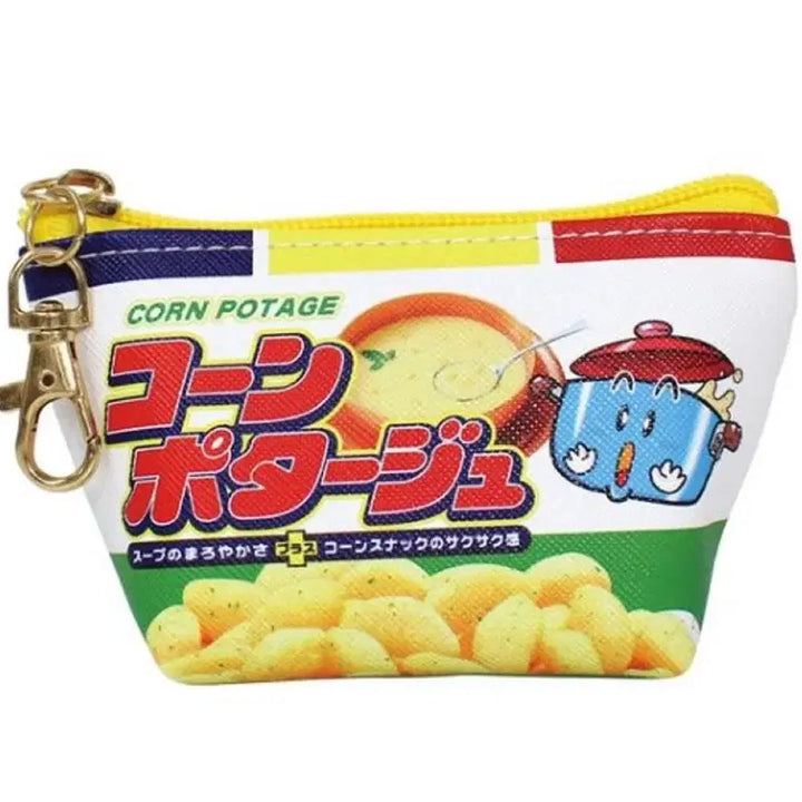 [BUNJANG] Snack Series Triangle Mini Pouch / 과자 시리즈 삼각 미니 파우치 폰 포타주
