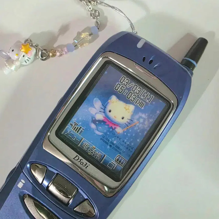 [BUNJANG] Rare Vintage Fairy Kitty Phone Docomo Mockup Bar Phone Model / 레어 고전 천사 페어리 키티폰  도코모 목업폰 바형 휴대폰 모형폰