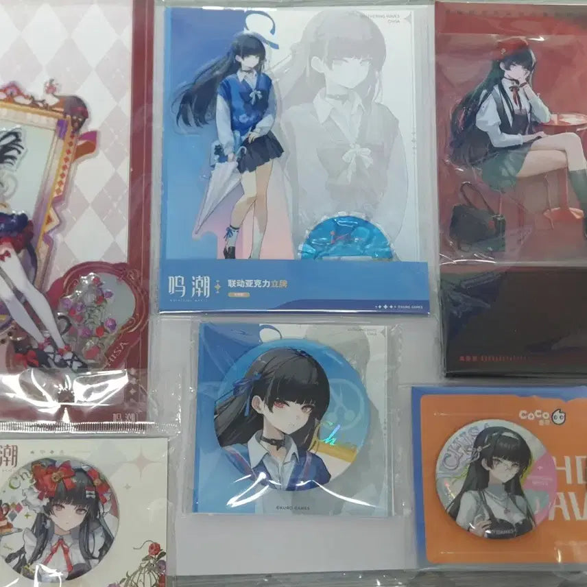 [BUNJANG] Myeongjo Chisa Acrylic Can Badge Set / 명조 치사 아크릴 캔뱃지