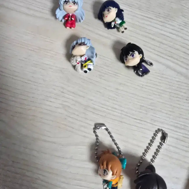 [BUNJANG] Inuyasha Gachapon Full Set Keychain Collection / 이누야샤 대롱 가챠 풀세트 일괄