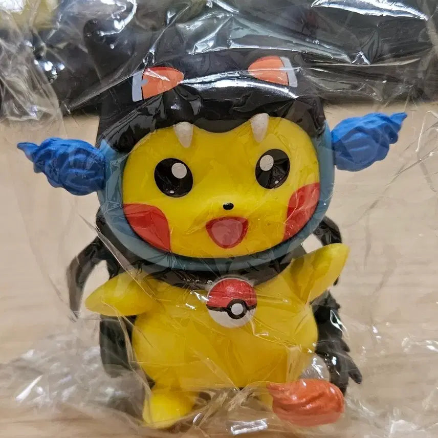 [BUNJANG] Pokemon Mega Charizard Cosplay Poncho Pikachu Figure / 포켓몬스터 메가리자몽 코스프레 판초 피카츄 피규어