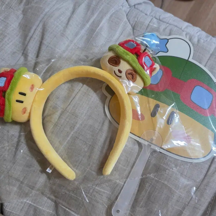 [BUNJANG] MSI 2026 Teemo Dreamer Headband + Fan Set / MSI 2026 티모 꿈돌이 머리띠 + 부채세트