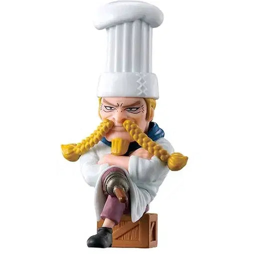 [BUNJANG] One Piece "Fruit of the Devil" Chef Mini Figure (23rd Marineford) / 비닐미개봉]원피스의 열매 제프 원피노미 23해전 가챠 미니 피규어