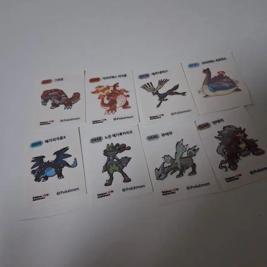 [BUNJANG] Pokemon Tteokbokki Stickers Bundle / 포켓몬스터 띠부실