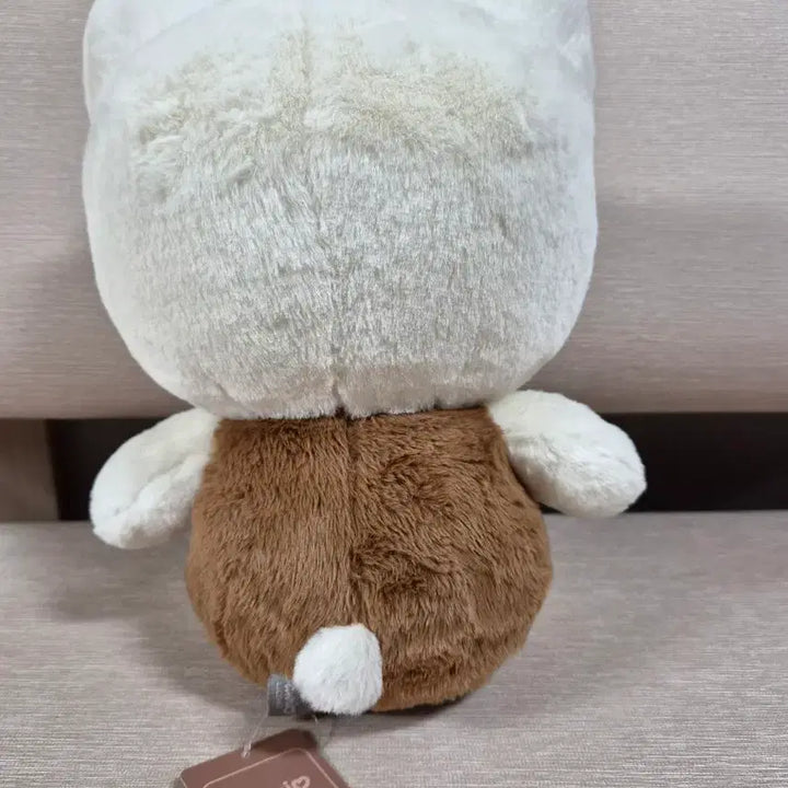 [BUNJANG] Sanrio Hello Kitty Brown Overalls Medium Plush Doll (25cm) / (새제품) 헬로키티 브라운 25cm 중인형