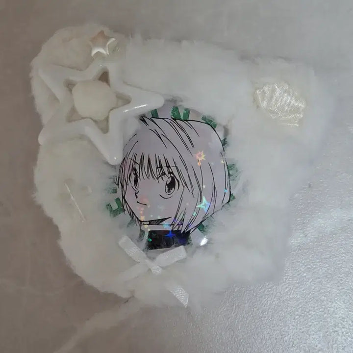 [BUNJANG] Hunter x Hunter Kurapika Cupcake Plush &amp; Can Badge Bundle Set / 헌헌 헌터헌터 크라피카 컵케이크 누이 캔뱃지