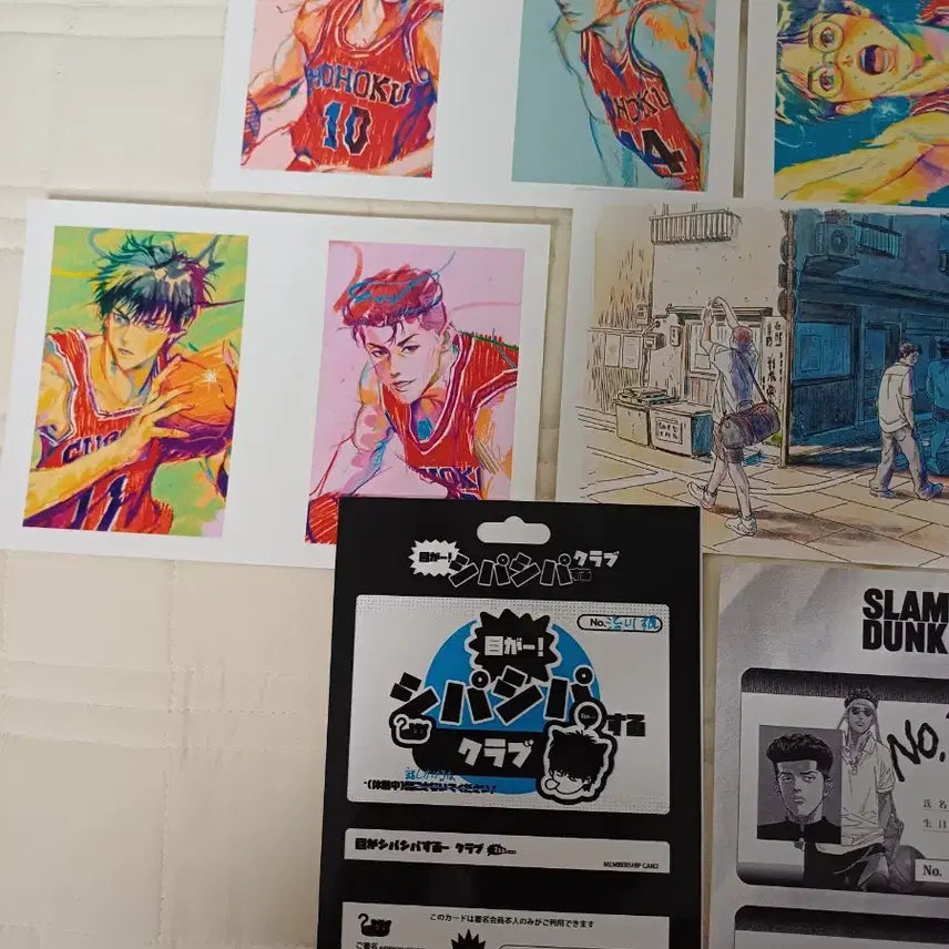 [BUNJANG] Slam Dunk Printing Box Postcard Bundle Set / [일괄] 슬램덩크 프린팅 박스 프박 엽서