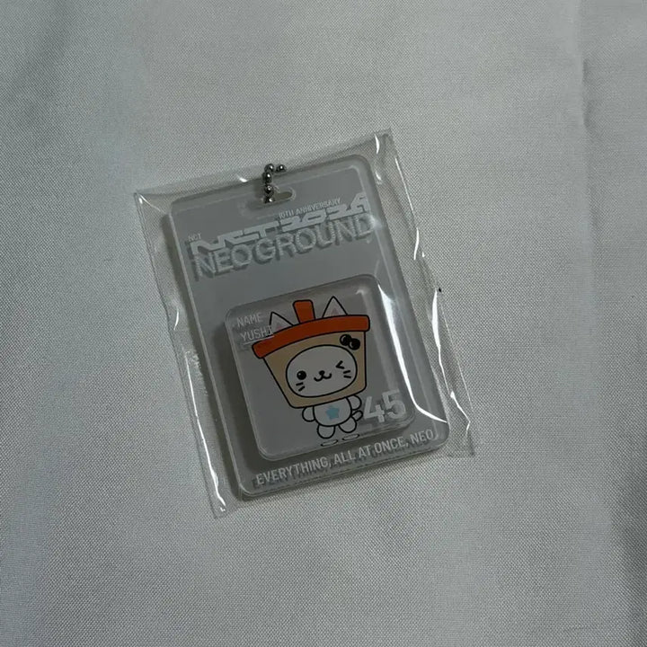 [BUNJANG] NCT Neo City Wish Yushi Bubble Cat Acrylic Keyring / NCT 네오그라운드 엔시티위시 유우시 버블냥 아크릴 키링