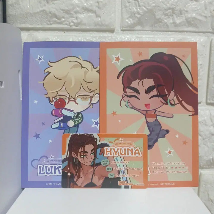 [BUNJANG] A-Stage Hyuna ID Card + Luca Hyuna POB / 에이스테 현아 ID카드 + 루카현아 특전