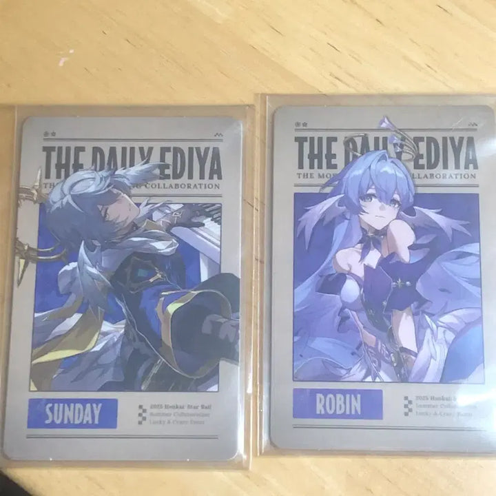 [BUNJANG] Honkai Star Rail Idiya Collaboration LD Card Robin Sunday / 붕스 스타레일 이디아 콜라보LD카드 로빈 선데이
