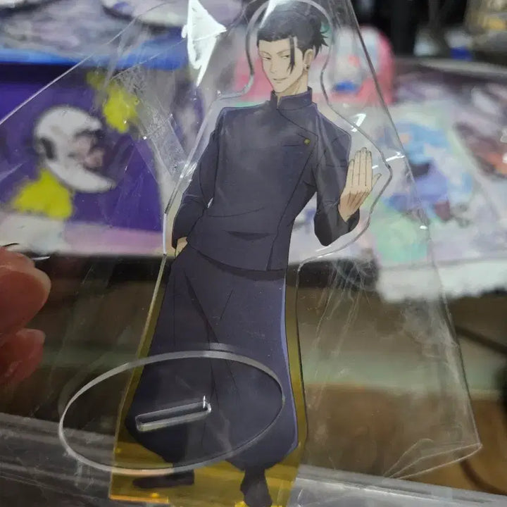 [BUNJANG] Jujutsu Kaisen Cafe Exclusive Acrylic Stand &amp; Can Badge Set / 주술회전 회옥옥절 고조사토루 게토스구루 굿즈 일괄판매