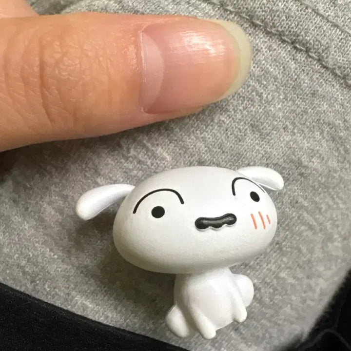 [BUNJANG] Mini Jindo Dog Figure / 흰둥이 미니 피규어