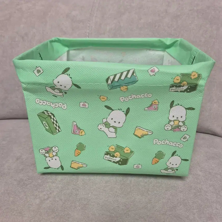 [BUNJANG] Sanrio Pochacco Fabric Folding Storage Box / 포차코 부직포 접이식 정리함
