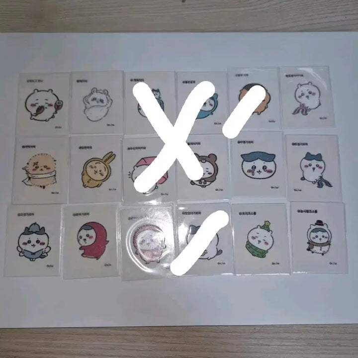 [BUNJANG] Chiikawa Mono Character Retro Seal Sticker 1st Edition / 치이카와 먼작귀 레트로 연도문구 띠부씰 띠부실 1탄
