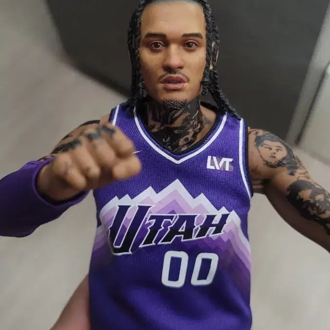 [BUNJANG] Jordan Clarkson Utah Jazz 1/6 Scale Artist Made Figure / 새상품) 조던 클락슨 1/6 작가작 유타 재즈 피규어 (핫토이X작가작)