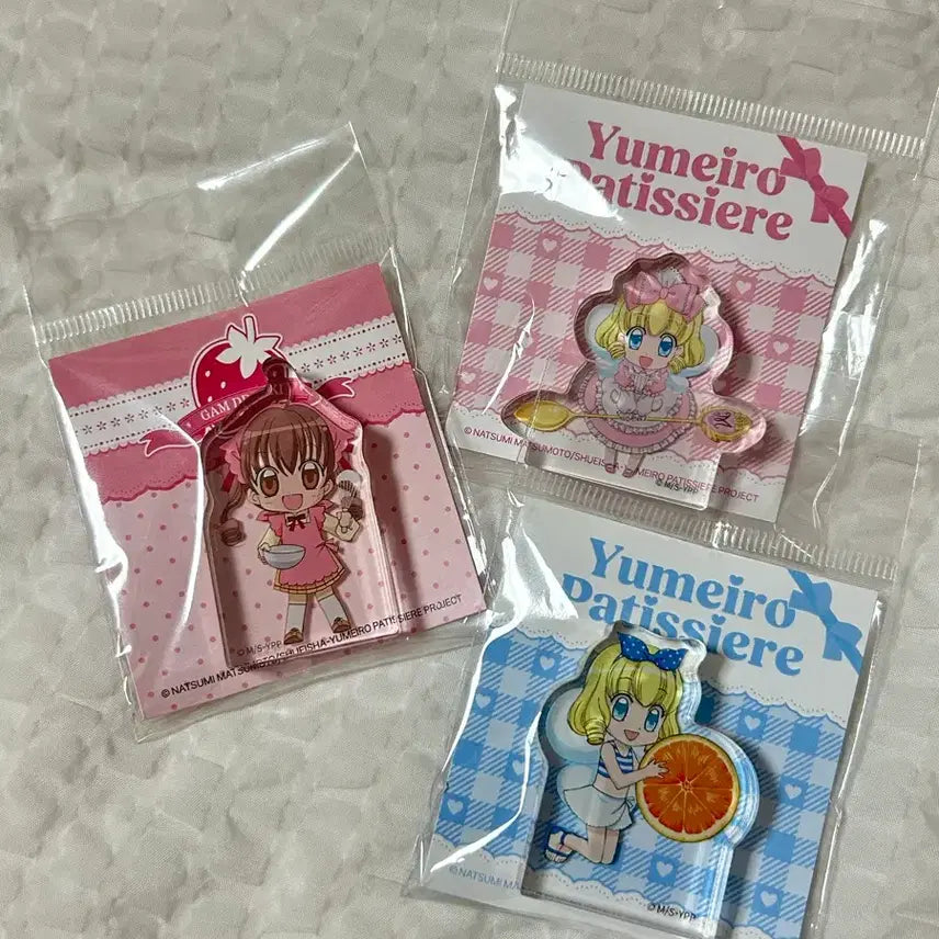 [BUNJANG] Yumeiro Patissiere Acrylic Block Corotto Vanilla &amp; Strawberry Bundle Set / 꿈빛파티시엘 아크릴 블럭 코롯토 꿈파 바닐라 감딸기 일괄 원가 양도
