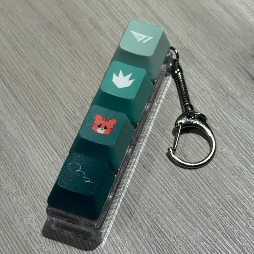[BUNJANG] T1 Faker Keycap Clicker Keychain / 티원 t1 오너 키캡 클리커 키링