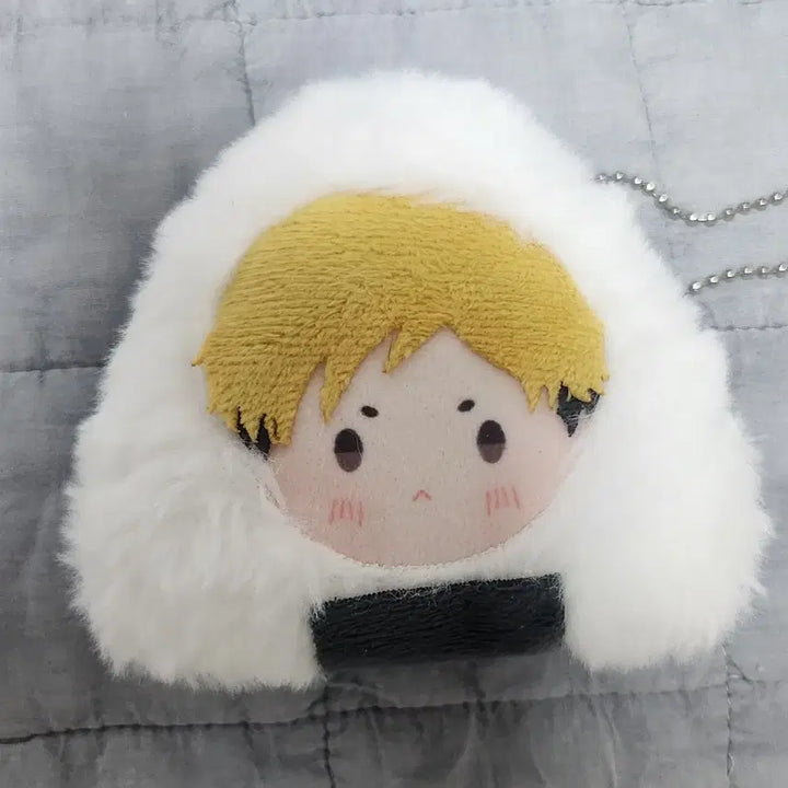 [BUNJANG] Haikyuu!! Miya Atsumu Onigiri Plush Keychain / 하이큐 미야 아츠무 삼각김밥 오니기리 인형 키링
