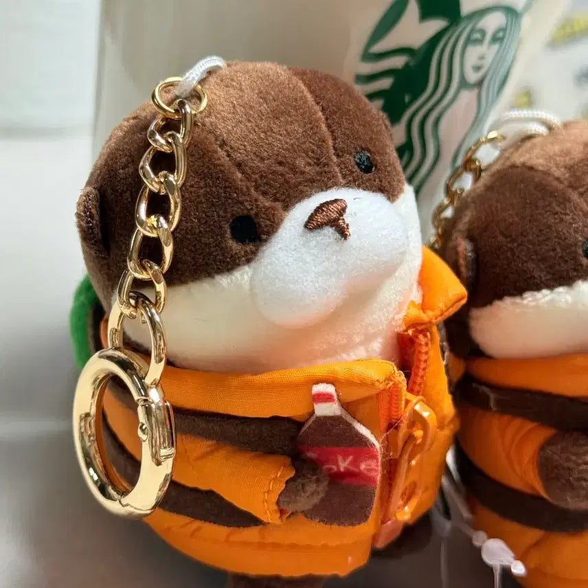 [BUNJANG] Woo-Soo-Soo Cute Padded Jacket Keyring Plush Doll / 패딩 우소우소짱 키링인형