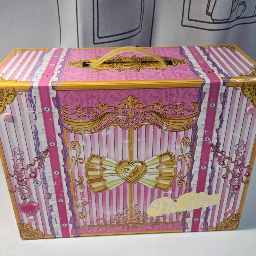 [BUNJANG] PriPara Closet Trunk Pink Lalala File Bag Japanese Edition with Bonus Ticket / (특전o) 프리파라 클로젯 트렁크 핑크 라라 파일백 일판 파루루