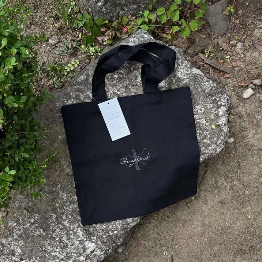 [BUNJANG] Calvin Klein Jeans Jungkook Edition Eco Bag Black / 캘빈클라인 CK 정국 콜라보 한정에코백