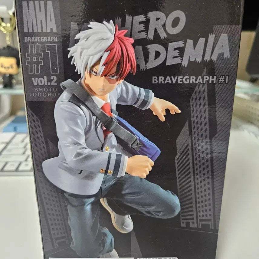 [BUNJANG] My Hero Academia Bravegraph Shoto Todoroki Figure / [미개봉] 나의 히어로 아카데미아 브레이브그래프 쇼토 토도로키 피규어