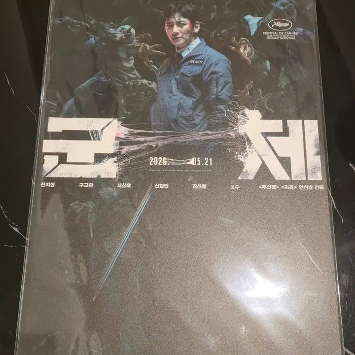 [BUNJANG] Ji Chang-wook Birthday Commemorative Character Poster Set (2 Types) / 영화 군체 지창욱 생일 기념 캐릭터 포스터 2종 세트