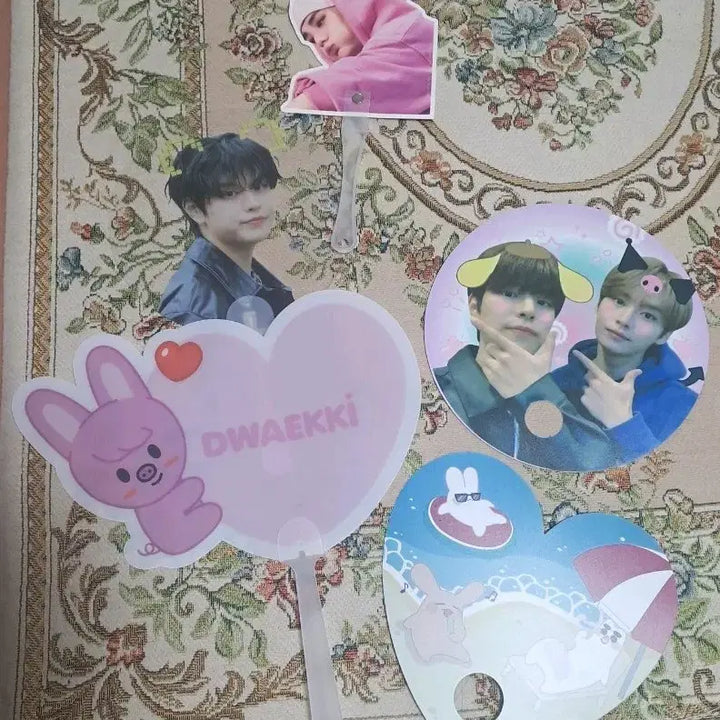 [BUNJANG] Stray Kids Unofficial Goods Bundle Set Fan / 일괄)스트레이키즈 비공식 굿즈 부채