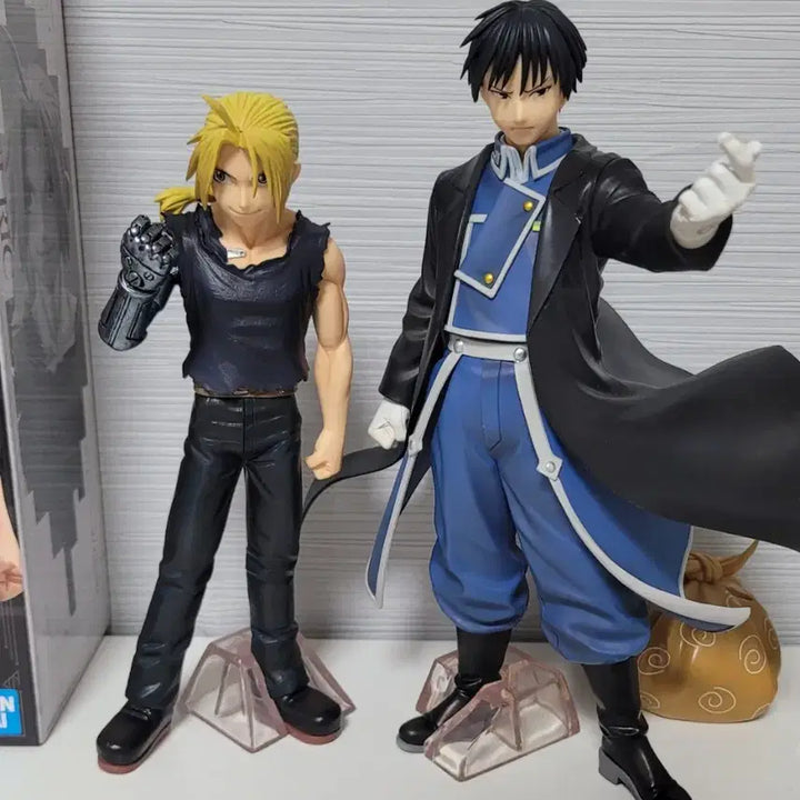 [BUNJANG] Fullmetal Alchemist Roy Mustang &amp; Edward Elric Figure 2-Set / [초특가] 2종세트 제일복권 강철의 연금술사 로이머스탱 에드워드 강연금