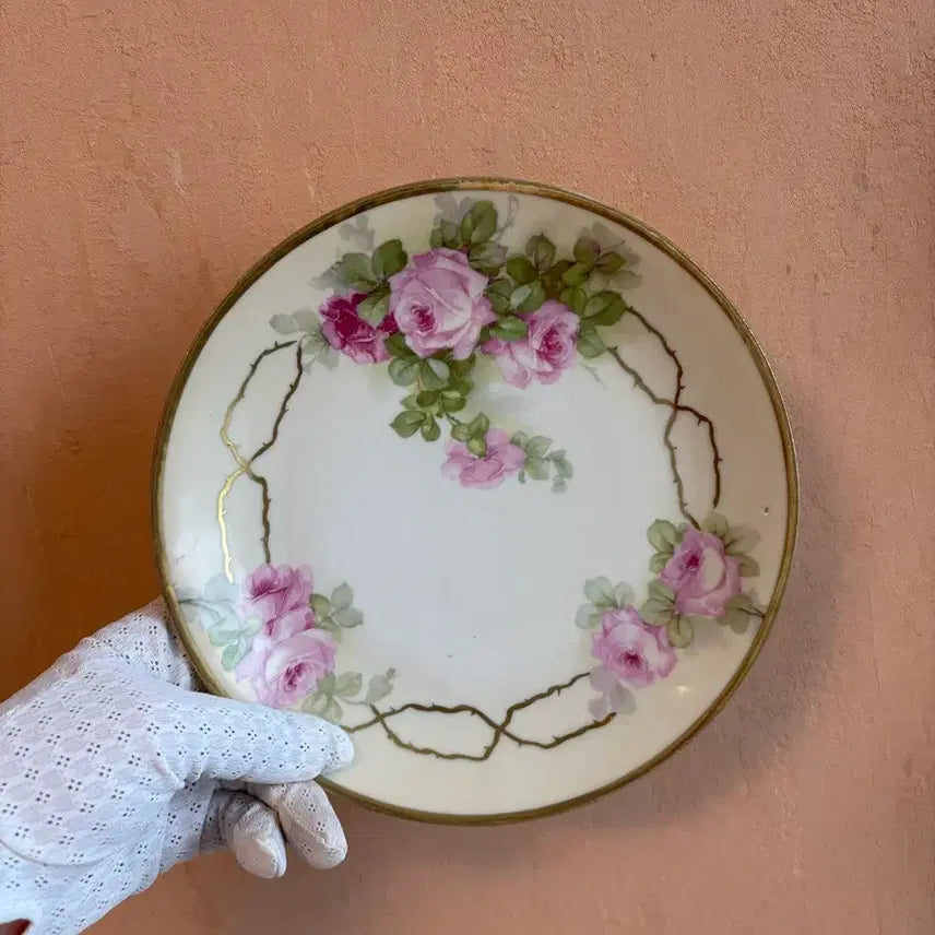 [BUNJANG] 1890s Royal Rudolstadt Salad Plate / 1890년대 독일 앤틱 로열 루돌슈타트 샐러드 접시